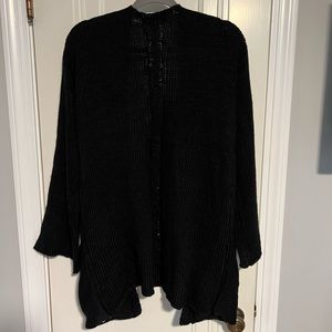 NWT black knit cardigan